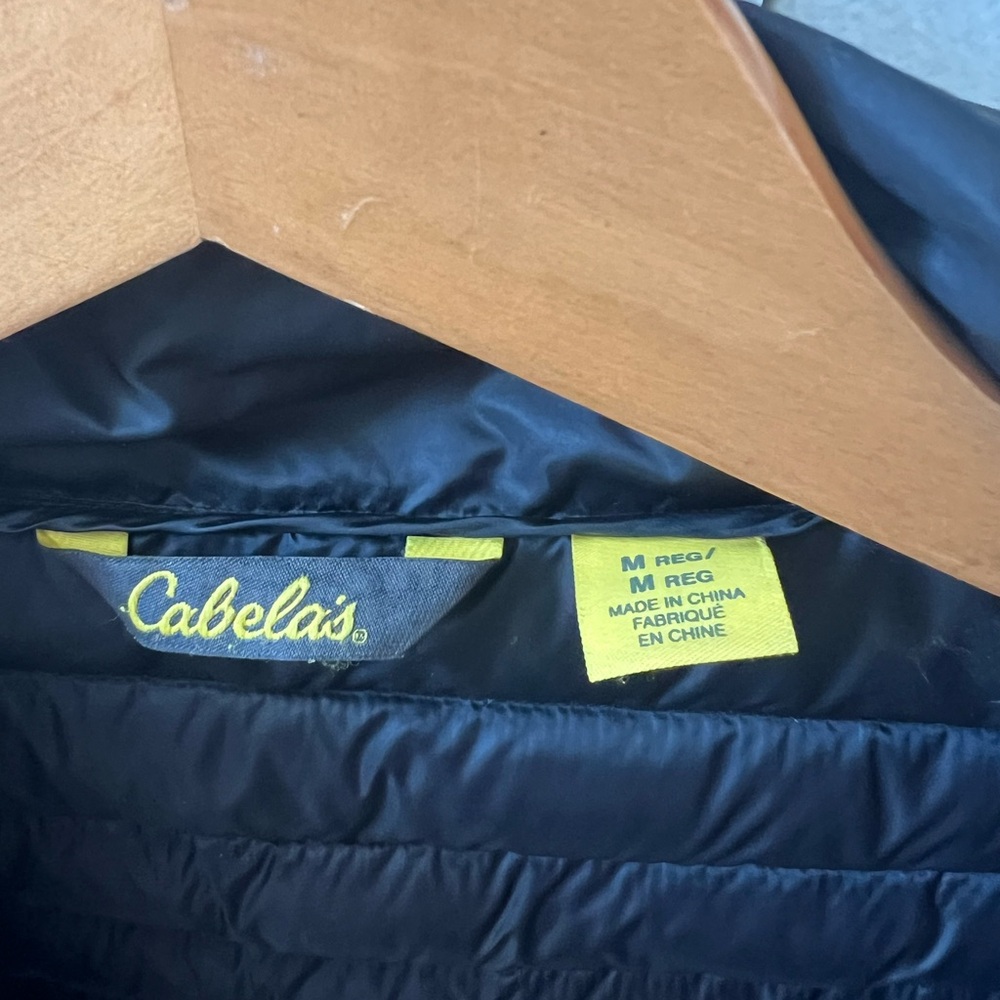 Cabela's Midnight Black Down Jacket - image 2